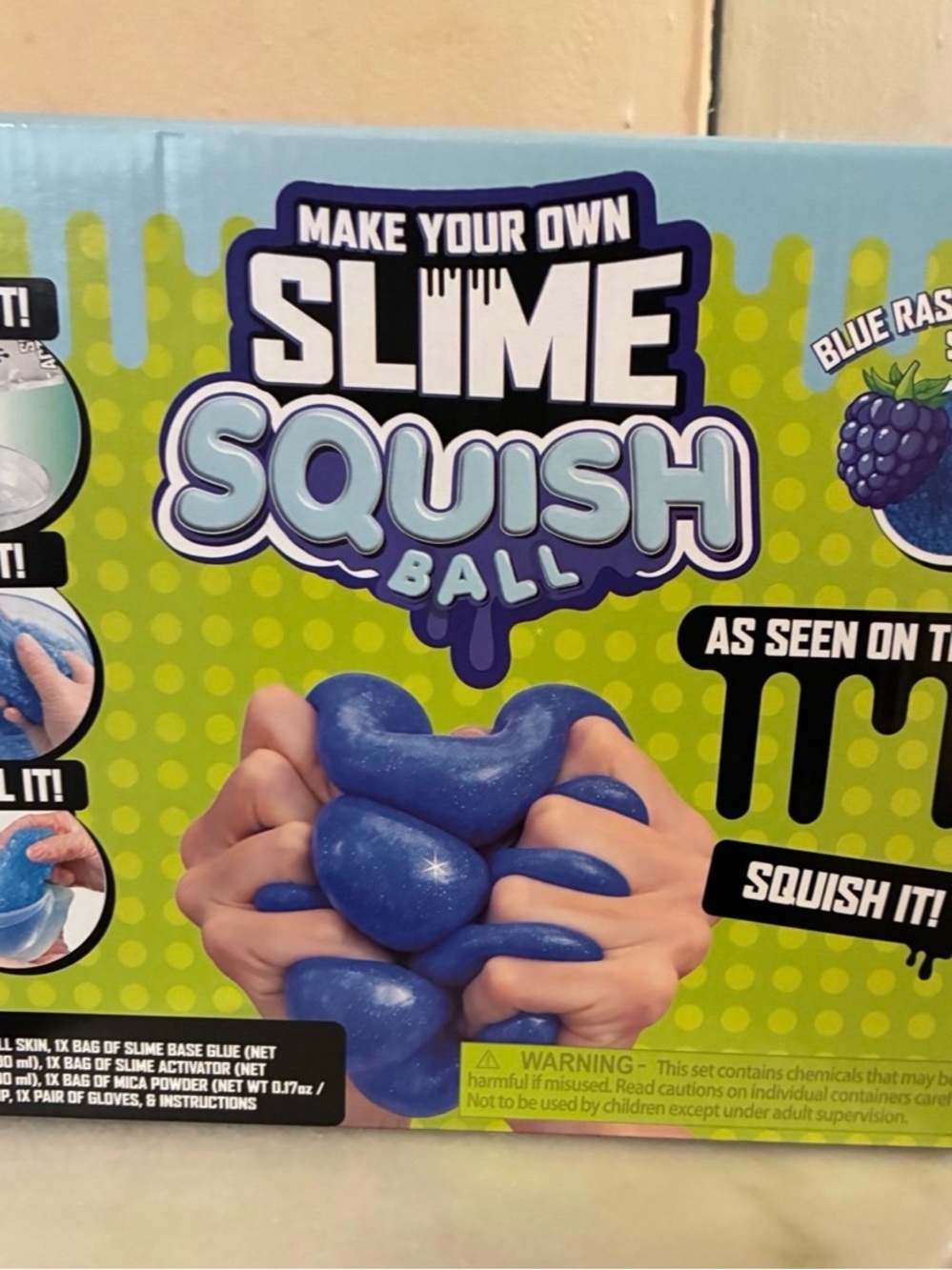 RMS Make your own Squish Ball - Blue